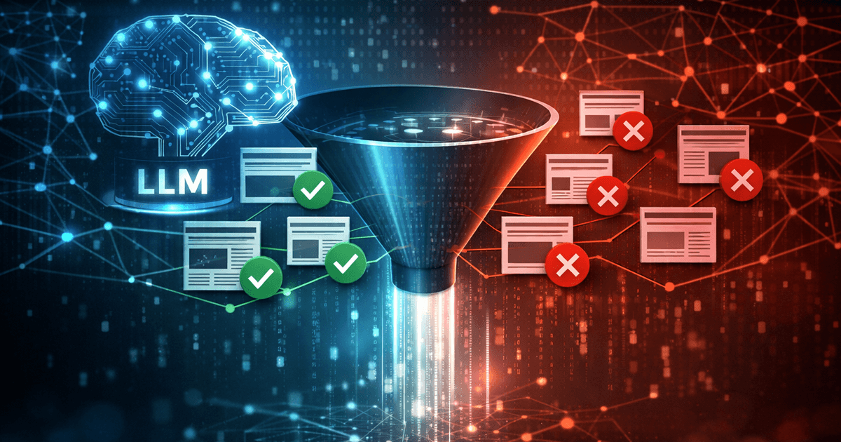 Arama sonuçlarında üst sıralarda yer almasına rağmen yapay zeka tarafından kaynak olarak seçilmeyen siteleri gösterme konusu resmi