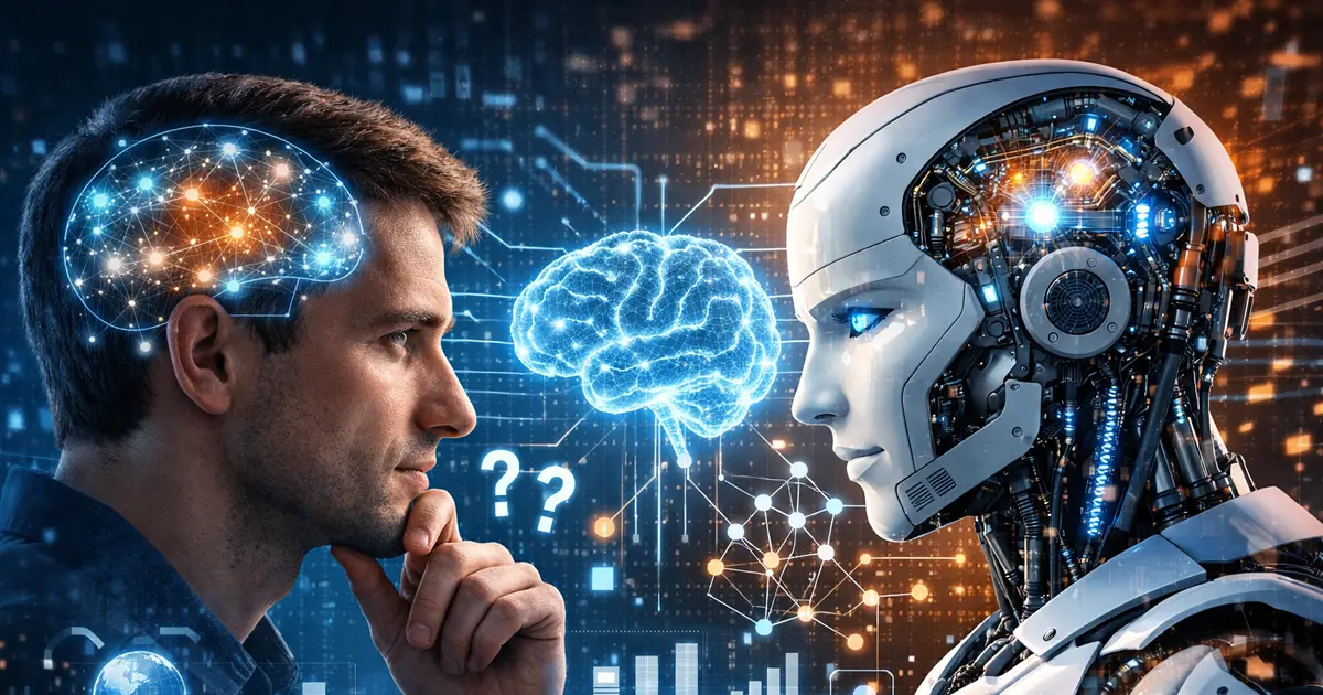 Yapay zeka ve insan zihninin karşılaştırması: ChatGPT ve LLM modellerinin neden akıllı göründüğünü anlatan görsel