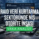 RAID Veri Kurtarma Sektöründe Niş Otorite İnşası