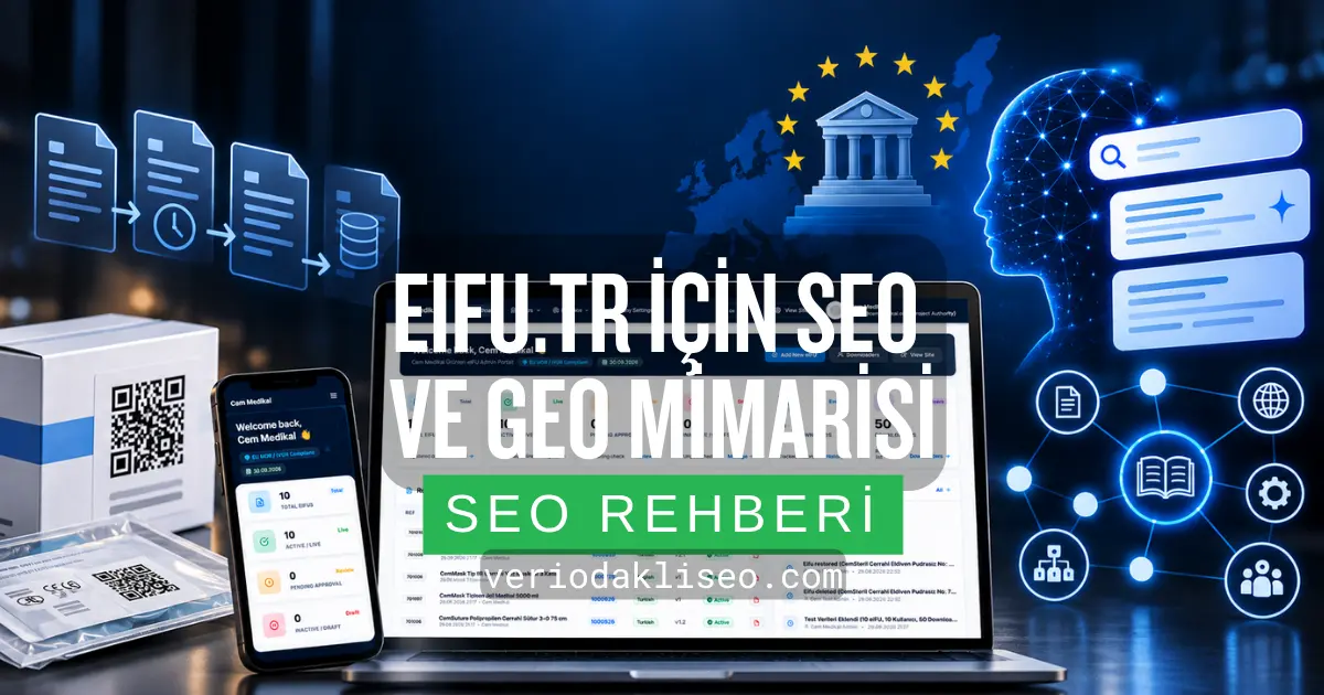 eIFU.tr için SEO ve GEO Mimarisi